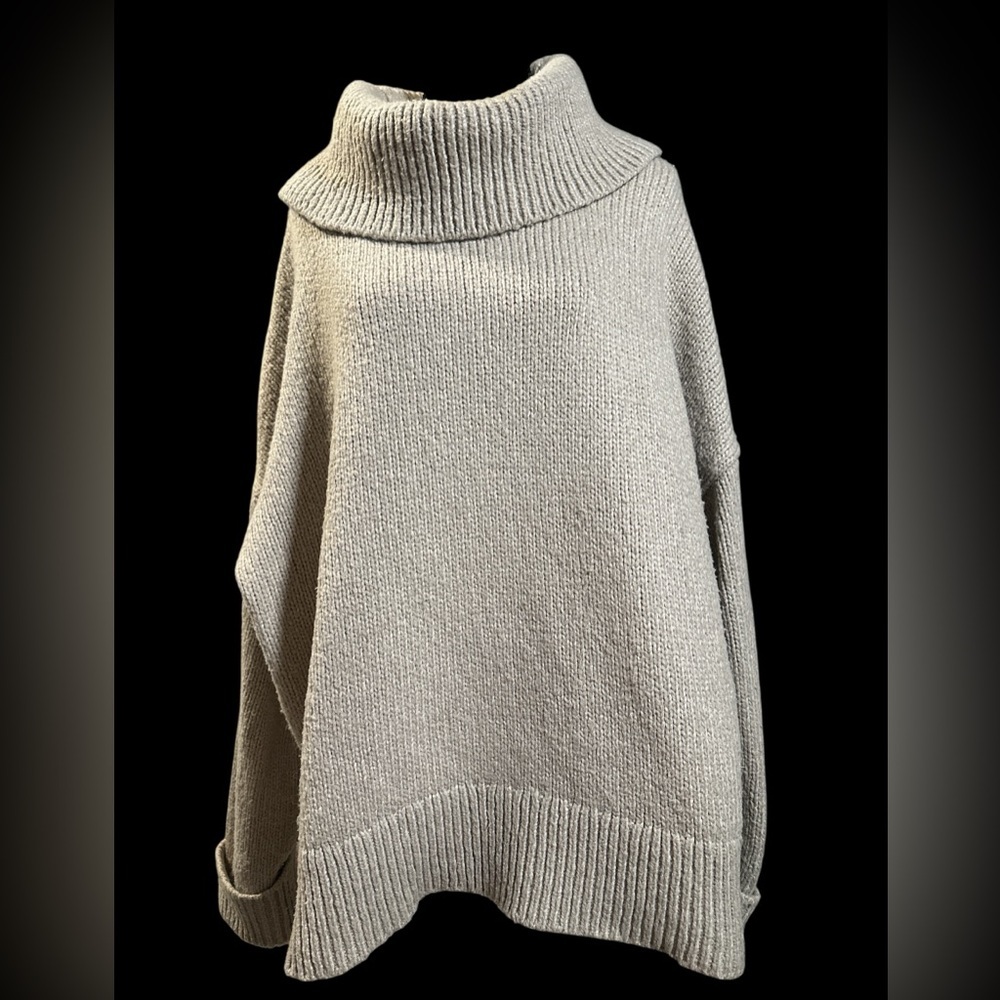 Banana Republic Light Tan Cowl Neck Sweater